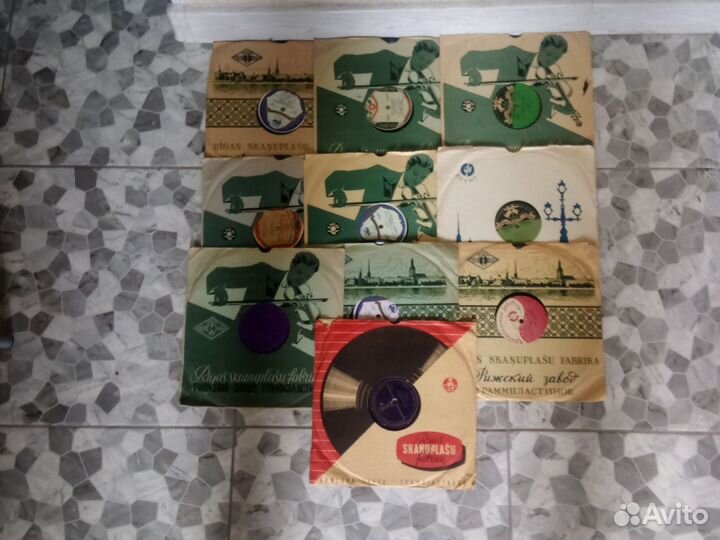 Граммофонные пластинки 1956 год