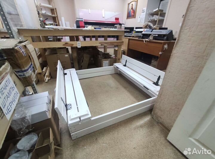 Детская песочница 120*120 белая