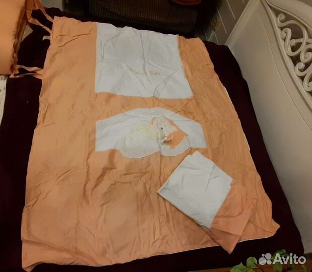 Бортики в кроватку,балдахин