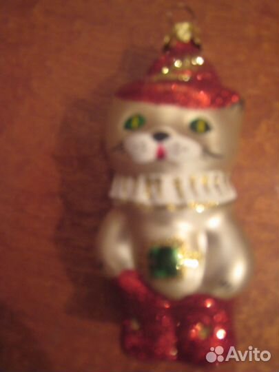 Елочные украшения из стекла