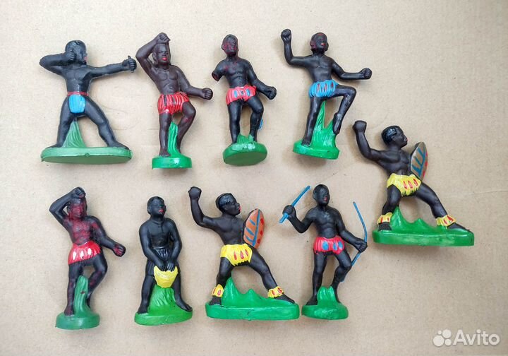 Игрушки СССР гдр зулусы моряки индейцы