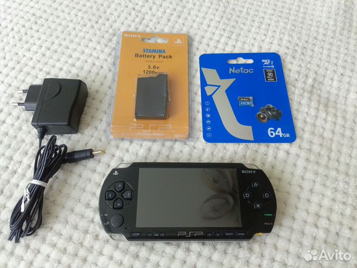 PSP 1008 64gb (80 игр)