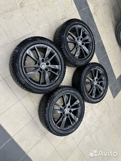 Оригинальные диски skoda octavia r17 Trius