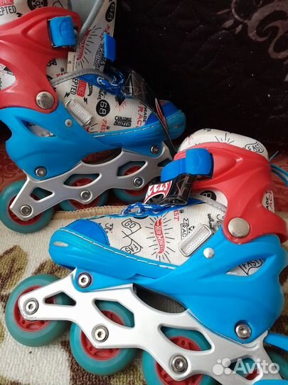 Роликовые коньки детские раздвижные