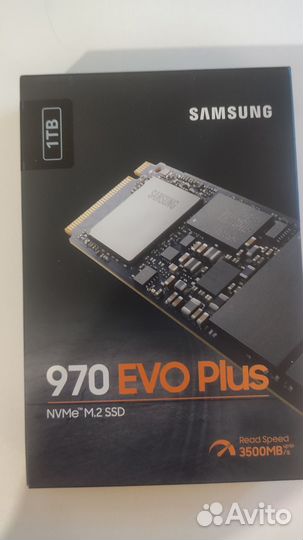 Новый SSD накопитель Samsung 970 EVO Plus M.2 2280