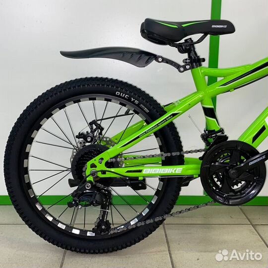 Скоростной велосипед Зеленый новый