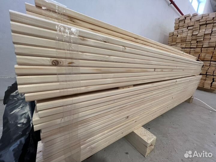 Планкен прямой за м2 20 мм 95 мм 6000 мм, ав