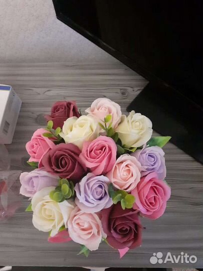 Букет цветов из мыла