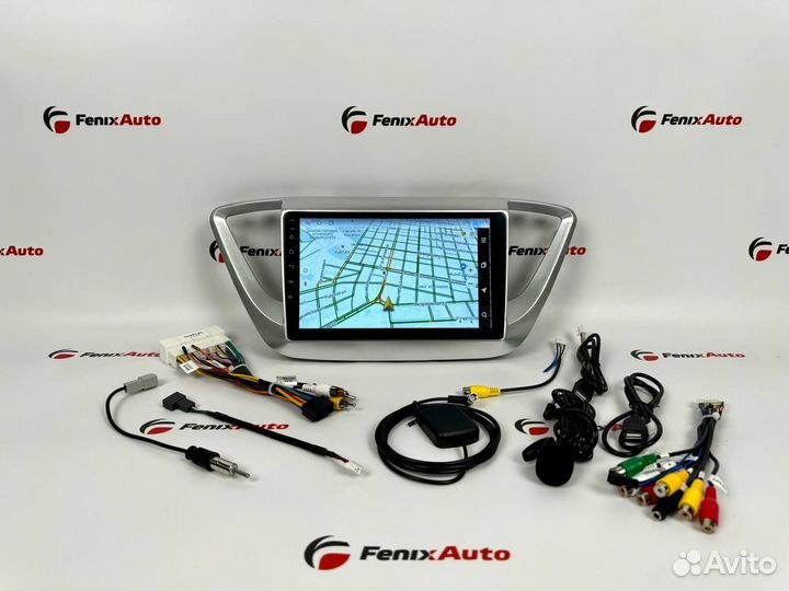 Магнитола Hyundai Solaris 2 17-18г Android 4-64 Гб