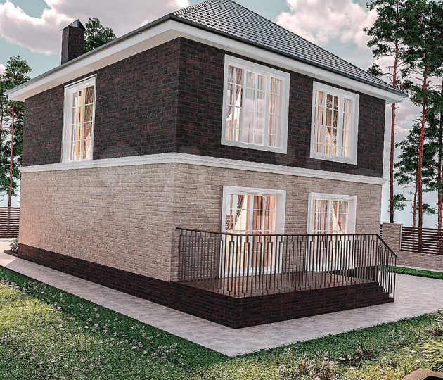 Дом 148 м² на участке 6,8 сот.