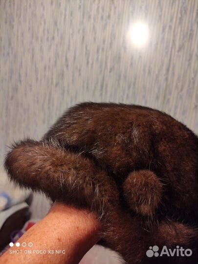 Шапка норковая женская