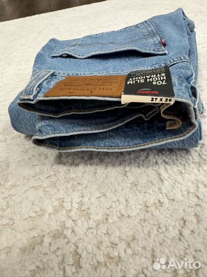 Джинсы Levis 70 high slim straight