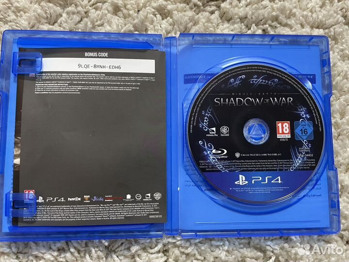 Средиземье Тени Войны ps 4