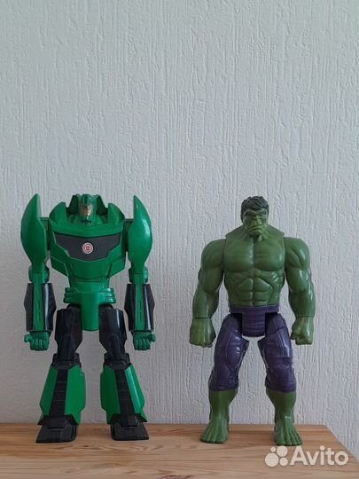 Игрушки Hasbro 2 шт халк трансформер+гуджитсу