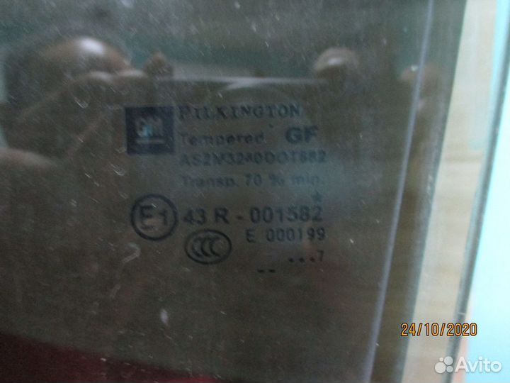 Стекло двери задней левой 5161471 Opel Zafira B