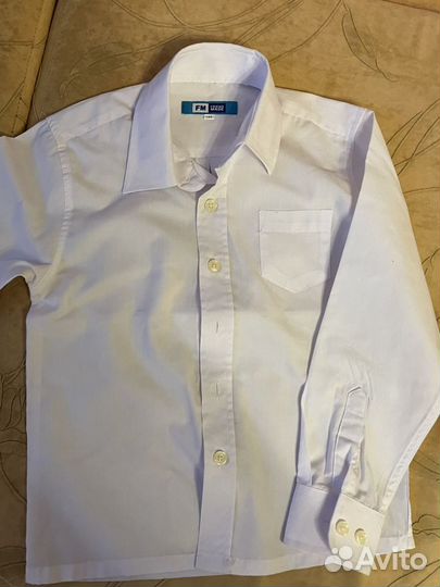 Рубашка классическая для мальчика 5-6-7 лет