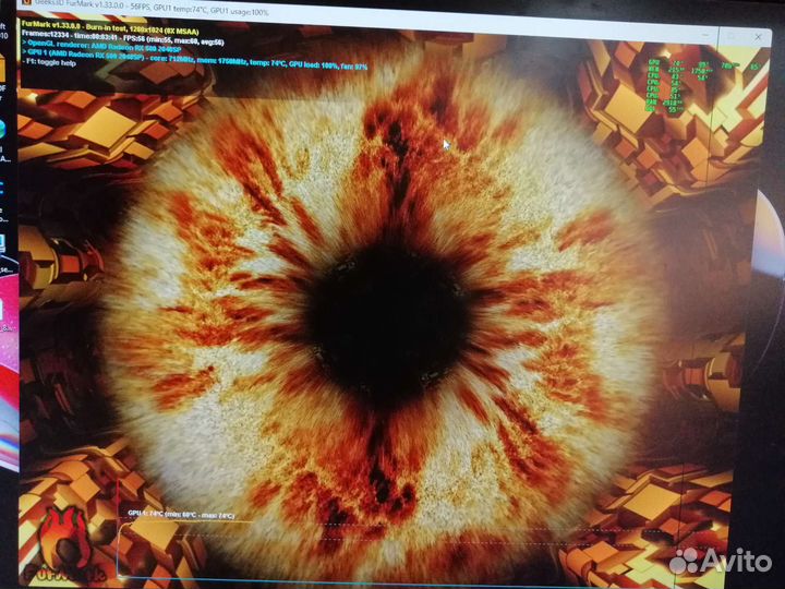 Видеокарта amd rx580 8gb 2048sp
