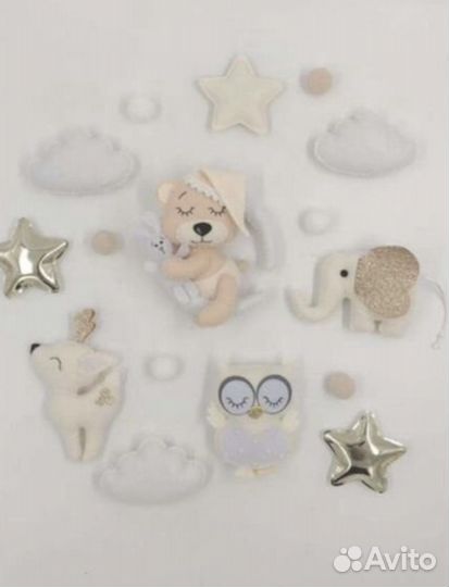 Мобиль из фетра