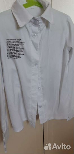 Рубашка школьная для девочки 128-140