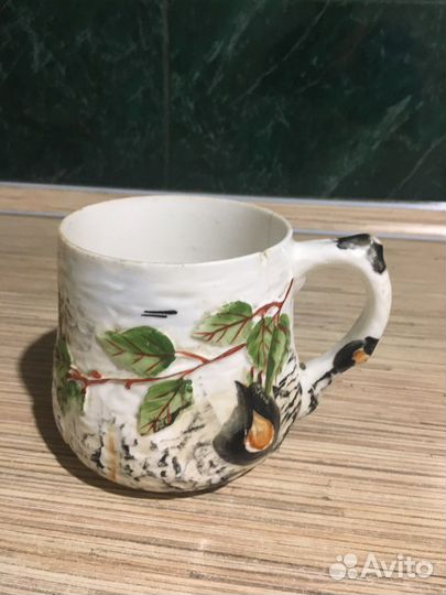 Кружка «Пенек березовый» фарфор Хайтинский фз