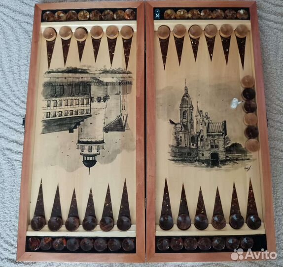 Нарды ручной работы новые