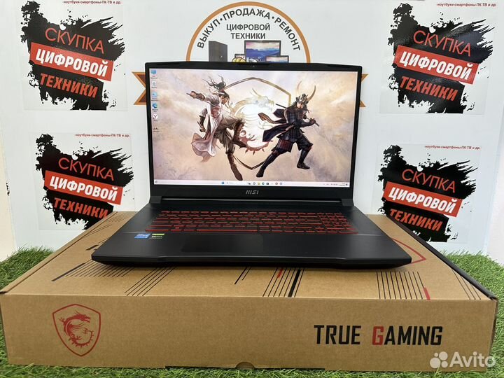 Игровой ноутбук MSI 17.3 Katana i5 16ram GTX1650