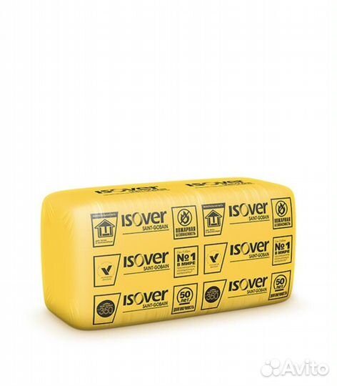Утеплитель Изовер Каркас П37 1170х610х100 7,14 м2