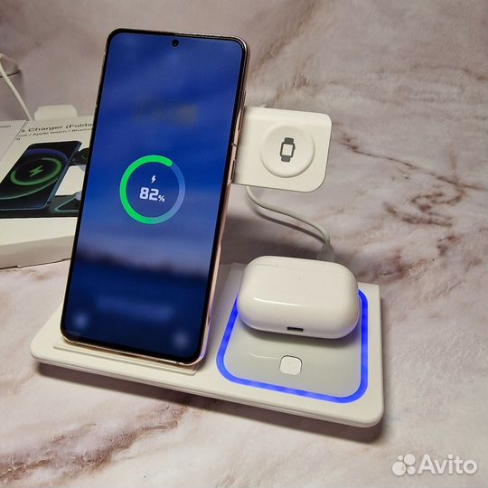 Беспроводная зарядка 3 в 1