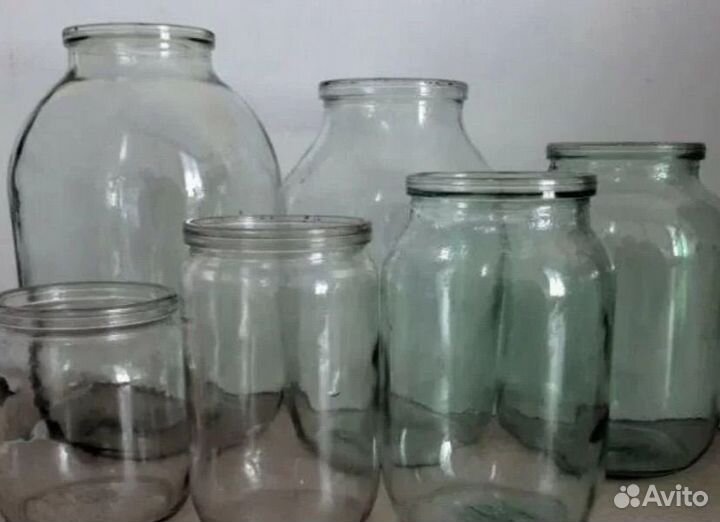 Стеклянные банки 0.5 л, 1л, 1,5,2л, 3л