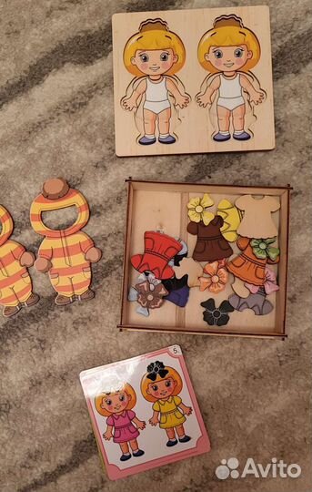 Развивающие игрушки пазлы