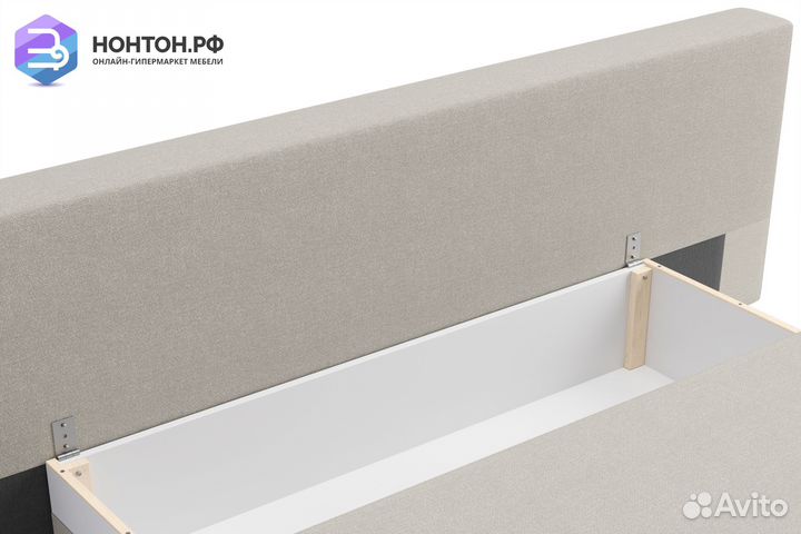 Диван еврокнижка Сайле светло-бежевый