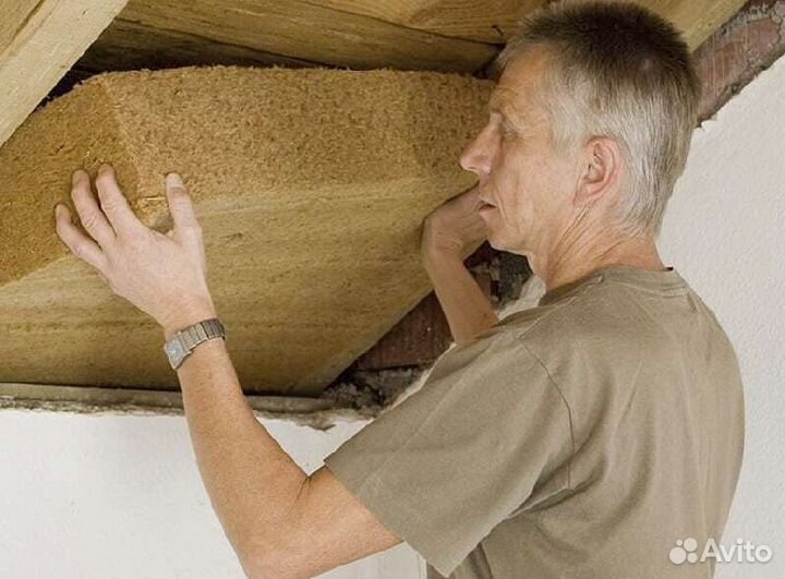 Теплозвукоизоляция Beltermo Flex прямая кромка Натуральные маты Белтермо Flex 50 и 100 мм идеально п