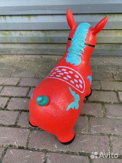 Лошадь резиновая для фитнеса игрушка финская