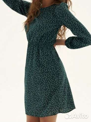 Платье в горошек 54 размер