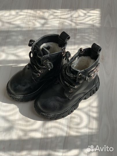 Сапоги зимние на девочку 22 размер