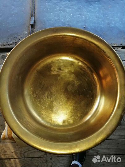 Латунный таз для варенья