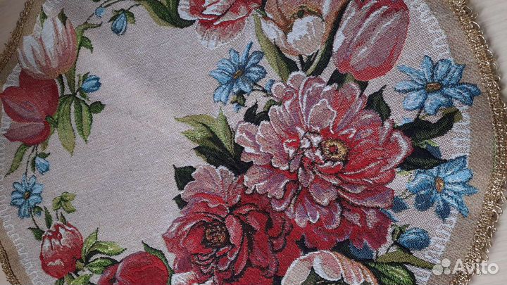 Салфетка гобеленовая Улица Гобеленов диаметр 47см