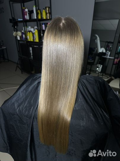 Кератиновое выпрямление