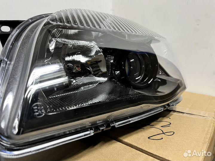 Фары Шевроле Нива блек black нового образца