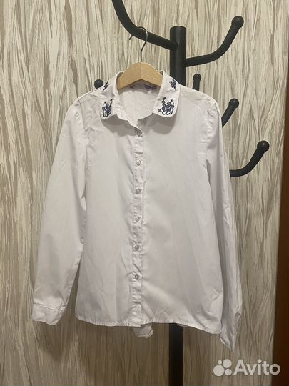 Школьные рубашки для девочек 140 146