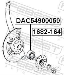 Ступица mercedes benz ML-class 164 2004-2011 16