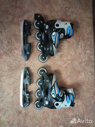 Роликовые коньки детские раздвижные