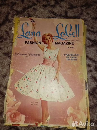 Журнал мод иностранный 60-е года
