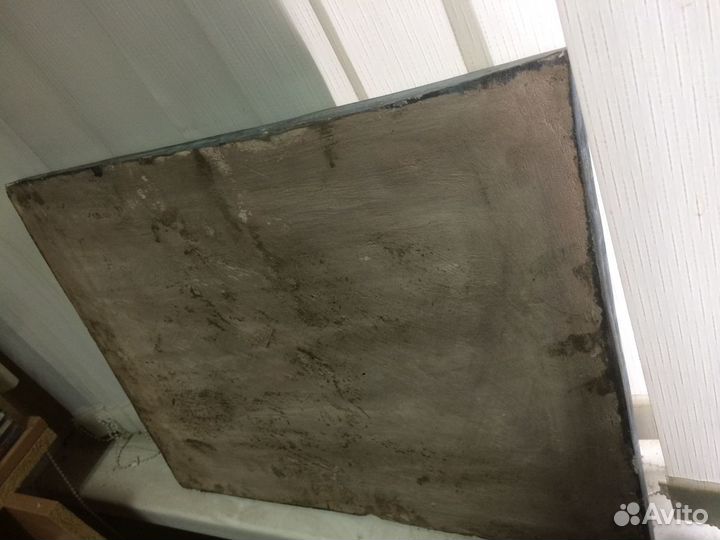 Дип перпл чеканка и камень 51х35 см, ручная работа