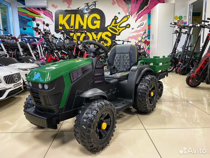 Электромобиль Bettyma трактор с прицепом 2WD 12V