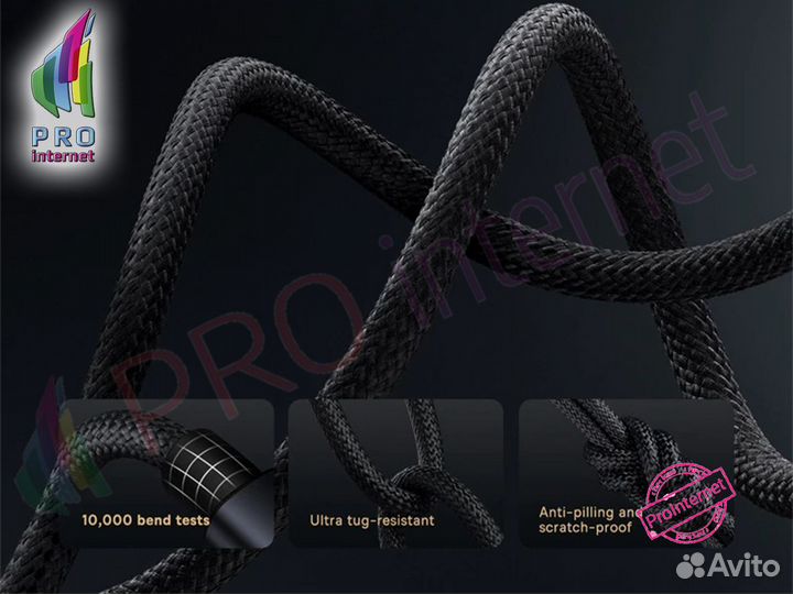 Кабель Lightning /type-C/micro 3В1 опт/розница