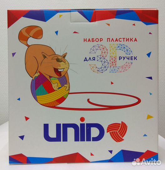 Набор пластика для 3D ручек unid PRO-6 (6цв по10м)