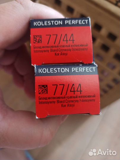 Краска и оксигент Wella