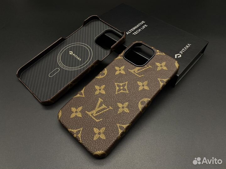 Чехол на iPhone Pitaka Custom LV под заказ