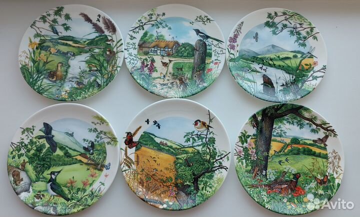 Винтажные тарелки фарфор Англия. Веджвуд Wedgwood